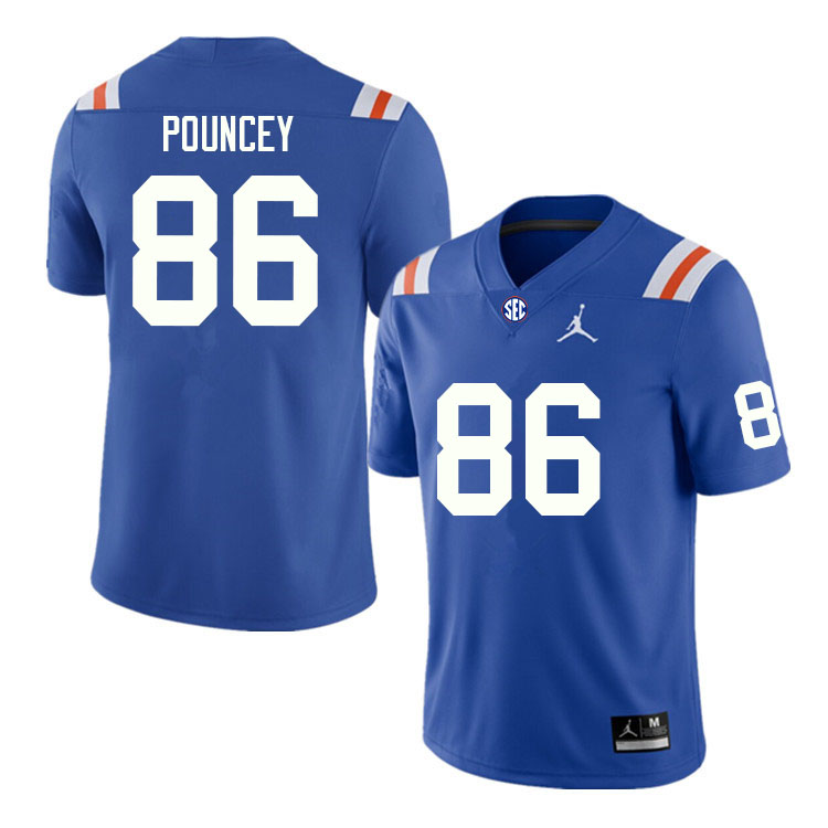 Men #86 Jordan Pouncey Florida Gators College Football Jerseys Sale-Throwback